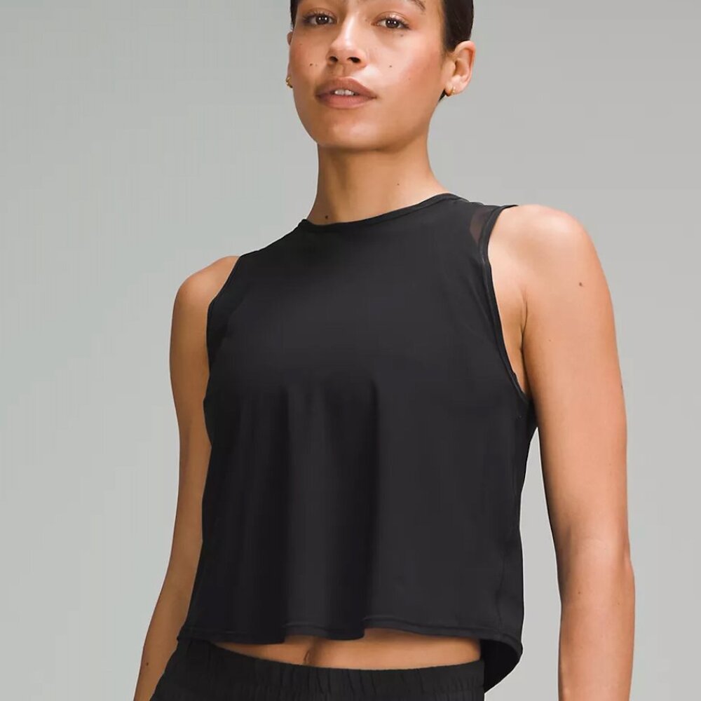 Lululemon grey sculpt crop